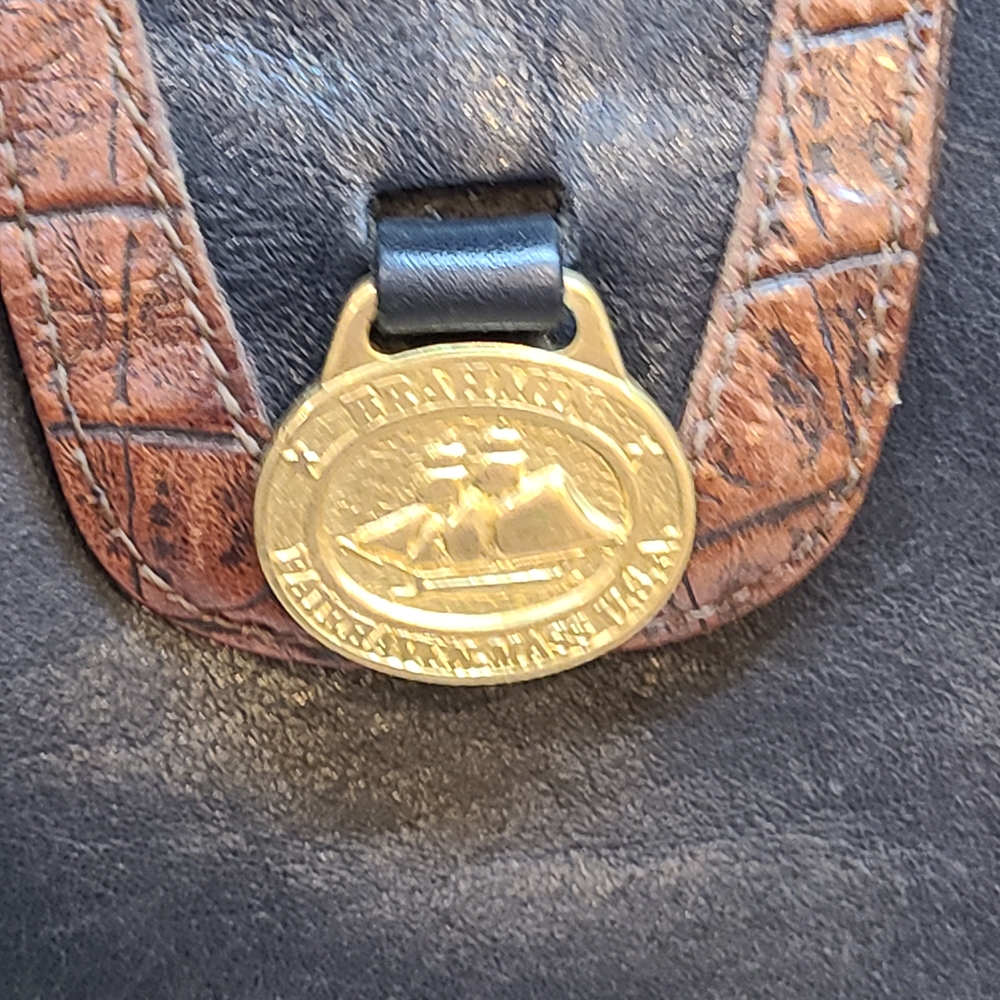 Brahmin Black and Tan Shoulder Bag - Picture 2 of 9